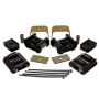 Energy Suspension 73-84 K5 Blazer 4WD Fullsize Black Complete Motor&Trans Mount Set Zinc Finish