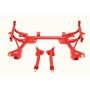 BMR 93-02 F-Body K-Member w/ Turbo SBC/BBC Motor Mounts and STD. Rack Mounts - Red