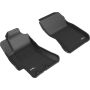 3D MAXpider 08-11 Subaru Impreza / WRX / 08-14 Impreza WRX STI Kagu 1st Row Floormats - Black