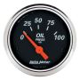 AUTOMETER ATM1426 2-1/16 D/B Oil Pressure Gauge - 0-100psi
