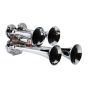 Kleinn Air Horns 141 Kleinn Chrome Quad Horn/ 12.5In/10In/7.5In/6In - Chrome-Plated Zinc Alloy
