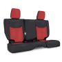 PRP 13-18 Jeep Wrangler JKU Rear Seat Cover/4 door - Black/Red