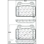 Stoptech 309.13680 Performance 08+ Mitsubishi Evolution X Rear Brake Pads