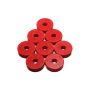 Energy Suspension Pad 1-15/16in Od X 9/16in Id X 21/32in H - Red