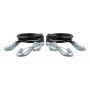 RockJock Curt Towing Safety Cable Kit 44 1/2in Long w/ 2 Snap Hooks 5000lbs 2-Pack