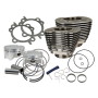 S&S Cycle 910-0500 07-17 BT 107in Bolt-In Big Bore Kit - Wrinkle Black