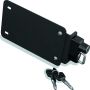 Kuryakyn 4248 License Plate Helmet Lock With Mount Black