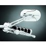 Kuryakyn 1412 Magnum Plus Mirror Flat Glass Chrome