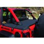 Rampage 2018-2022 Jeep Wrangler(JL) 4-Door Tonneau Cover w/ Tailgate Bar Kit - Black Diamond