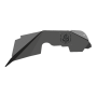 Road Armor 507LFF0Z 07-18 Jeep Wrangler JK Stealth Front Fender Liner Body Armor - Raw