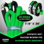 Rhino USA RG-KRKIT78X30-GRN 7/8In X 30Ft Kinetic Rope Recovery Kit W/Soft Shackles (Green)