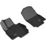 3D MAXpider 20-21 Mercedes GLS-Class (w/ Executive Rear Seat Package) Kagu 1st Row Floormats - Black