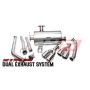 Weapon R 11-17 Toyota Sienna 3.5L Axle Back Exhaust w/Slant Cut Tips