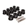 Energy Suspension 80-86 Nissan 720 & Hardbody Pickup 2WD Black Rear Leaf Spring Bushing Set