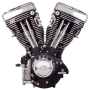 S&S Cycle 310-0766 84-99 BT V111 Long Block Engine - Wrinkle Black
