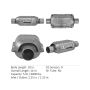 Eastern Catalytic 70317 Federal / EPA Catalytic Converter - Universal
