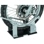 BikeMaster 152453 Heavy Duty Wheel Chock - Silver