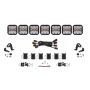 Diode Dynamics DD6800 SS5 Sport Universal CrossLink 7-Pod Lightbar - White Combo