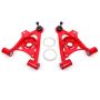 BMR 79-93 Mustang Fox Lower Control A-Arm Front w/ Spring Pocket/Tall Ball Joint - Red