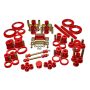 Energy Suspension 85-93 Ford Mustang Red Hyper-flex Master Bushing Set w/ V-8