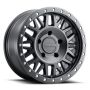 Raceline 951B Ryno 17x9in / 5x127 BP / -12mm Offset / 78.1mm Bore - Satin Black Wheel