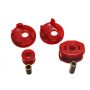 Energy Suspension 91-94 Nissan Sentra/NX1600/2000 Red Motor Mount Inserts (2 Torque Mount Positions