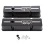EDELBROCK EDE41643 Valve Cover Kit Race Series SBC Tall Black