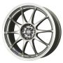 Enkei 409-770-10SP J10 17x7 4x100/114.3 42mm Offset 72.62mm Bore Dia Silver w/ Machined Lip Wheel