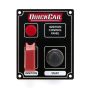 QUICKCAR RACING PRODUCTS QRP50-853 Ignition Panel Black w/ Flip Switch & Lights