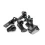 Innovative 96-00 Civic K-Series Black Steel Mounts 75A Bushings (EG/DC Subframe)