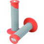 ProTaper 021681 Clamp-On Pillow Top Grips - Orange/Gray