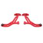 BMR Suspension 05-14 Ford Mustang Lower A-Arms - Red - Non-Adjustable