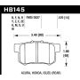 Hawk ER-1 Endurance Racing Brake Pads Honda//Acura/Suzuki (Track Only)