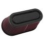 K&N RP-5182 Universal Air Filter - Carbon Fiber Top & Base