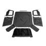 Rampage 912935 1997-2006 Jeep Wrangler(TJ) OEM Replacement Top - Black Diamond