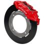 Wilwood 140-16626-R 19-22 Honda Talon 1000 Red 6-Piston Front Kit 11.25in - Plain Face Steel Rotors