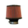Injen High Performance Air Filter - 2.50 Black Filter 6 Base / 5 Tall / 5 Top