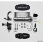 Wilwood 261-14158 HV Tandem M/C Kit w L/H Bracket & Prop Valve - 15/16in Bore-W/Pushrod - Early Mustang
