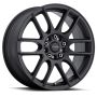 Raceline 141B Mystique 17x7.5in / 5x108/5x114.3 BP / 40mm Offset / 72.62mm Bore - Satin Black Wheel