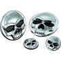 Kuryakyn 1492 Replacement Components Zombie Medallions 1in Diameter Chrome