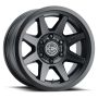 ICON 1917858347SB Rebound 17x8.5 6x5.5 0mm Offset 4.75in BS 106.1mm Bore Satin Black Wheel