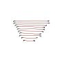 FORD FRDM12259-R460 9mm Ign Wire Set-Red