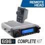 Rugged Radios MCK-696RS-2P-M1 696 PLUS Complete Master Comm Kit w/ Intercom - 2-Way Radio M1 VHF Business Band