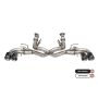 CORSA Performance 21105CF Corsa 2020-2024 Chevrolet Corvette C8 RWD 3in Valved Cat-Back Delete w/ NPP w/4.5in CF PolishedTips