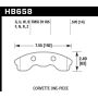 Hawk 2010-2013 Chevy Corvette Grand Sport (One-Piece Pads) ER-1 Motorsports Front Brake Pads