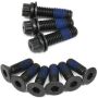 ATI ATI950224 Damper Bolt Pack - LS Y Body - 6 - 5/16 - 18x1 & 3 - 3/8 - 16x1 - Aluml Flat Head - 9 Bolts