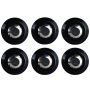 BLOX Racing New Fender Washers Kit M6 12pt - 6pc Large Diameter Black