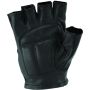 Kuryakyn 094454 Leather By River Road Hollister Shorty Gloves Black - Small