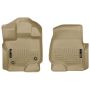 Husky Liners 15 Ford F-150 Super/Super Crew Cab WeatherBeater Tan Front Floor Liners