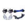 Torque Solution Engine/Trans/Blue Pitch Mount Kit w/ Mount Plates: 02-14 Subaru WRX / 04+ Subaru STi